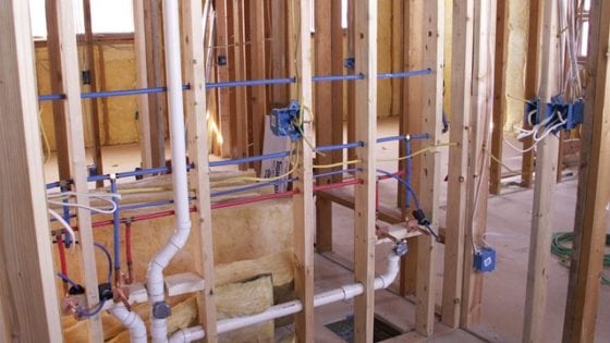 Plumbing Design in the costruction area